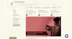 Desktop Screenshot of kathmanduhealing.org